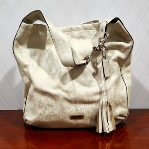 Ivory Coach Shoulder Bag